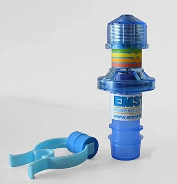 Pinza del entrenador de fuerza muscular espiratoria EMST150