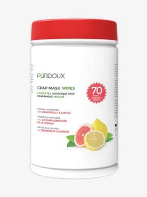 Toallitas limpiadoras para accesorios de ventiloterapia - 120 unidades (Pürdoux)
