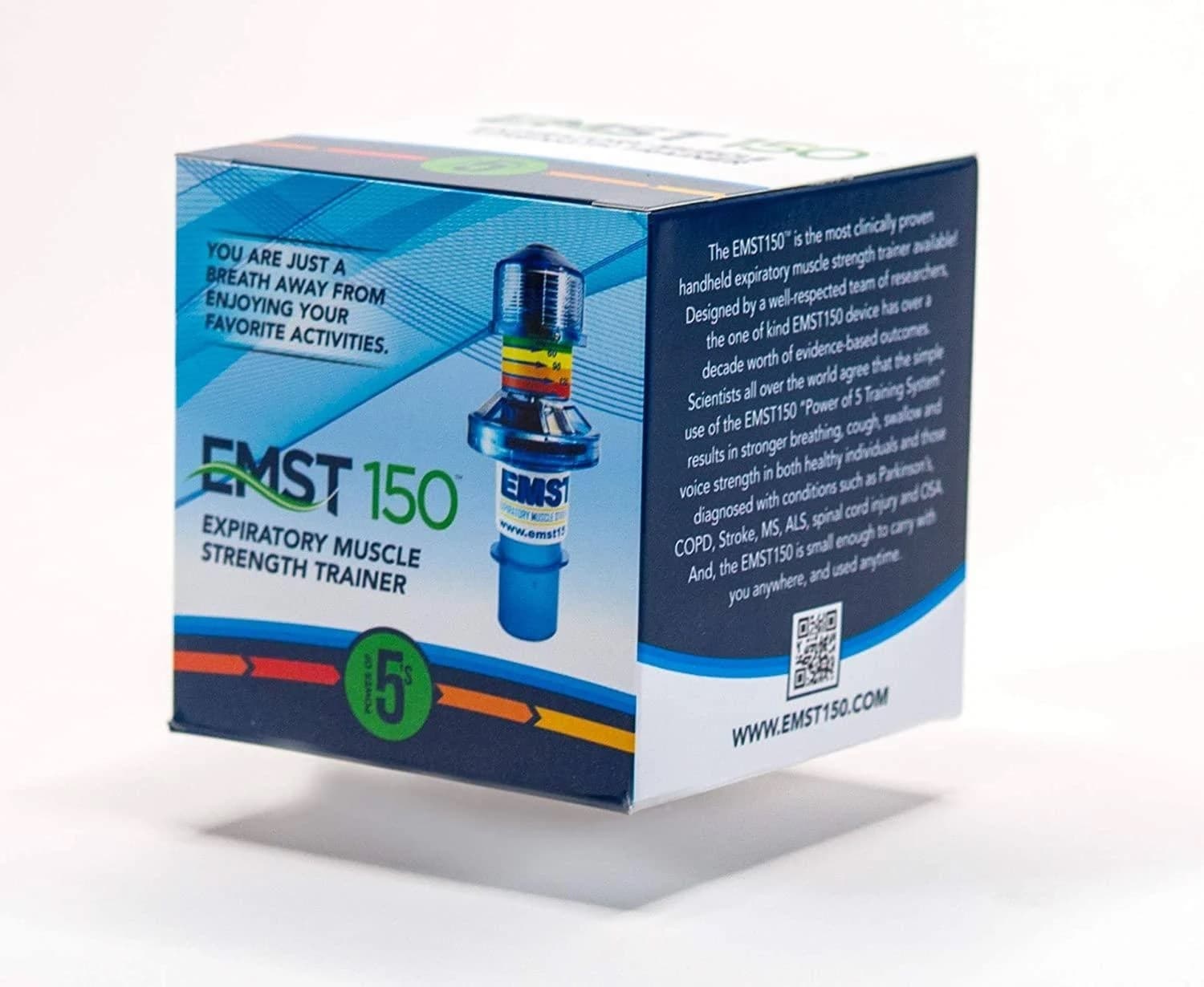 Caja del entrenador de fuerza muscular espiratoria EMST150